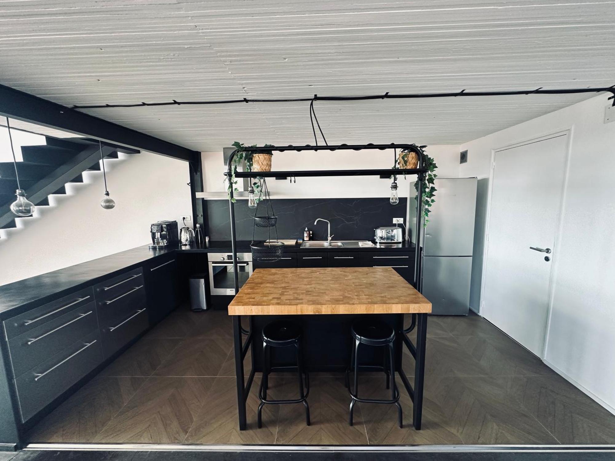Loft Duplex And Rooftop Roubaix Exteriör bild