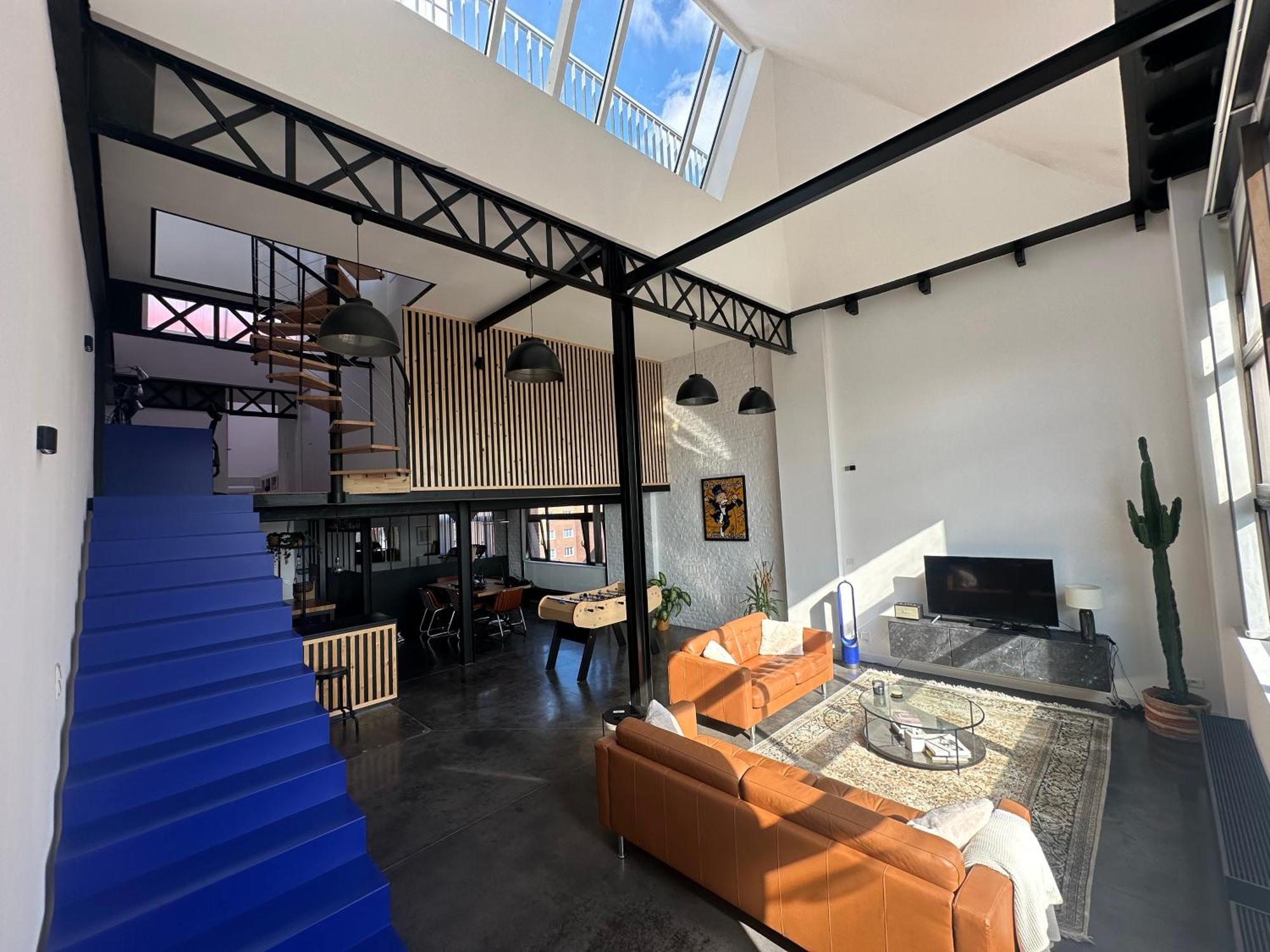Loft Duplex And Rooftop Roubaix Exteriör bild