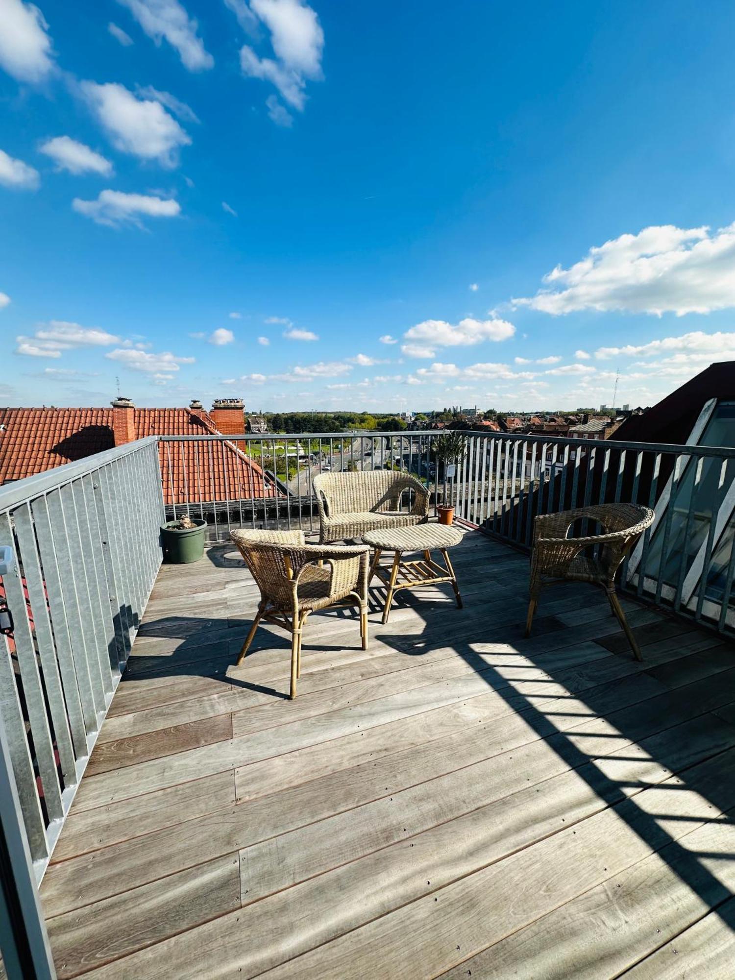 Loft Duplex And Rooftop Roubaix Exteriör bild