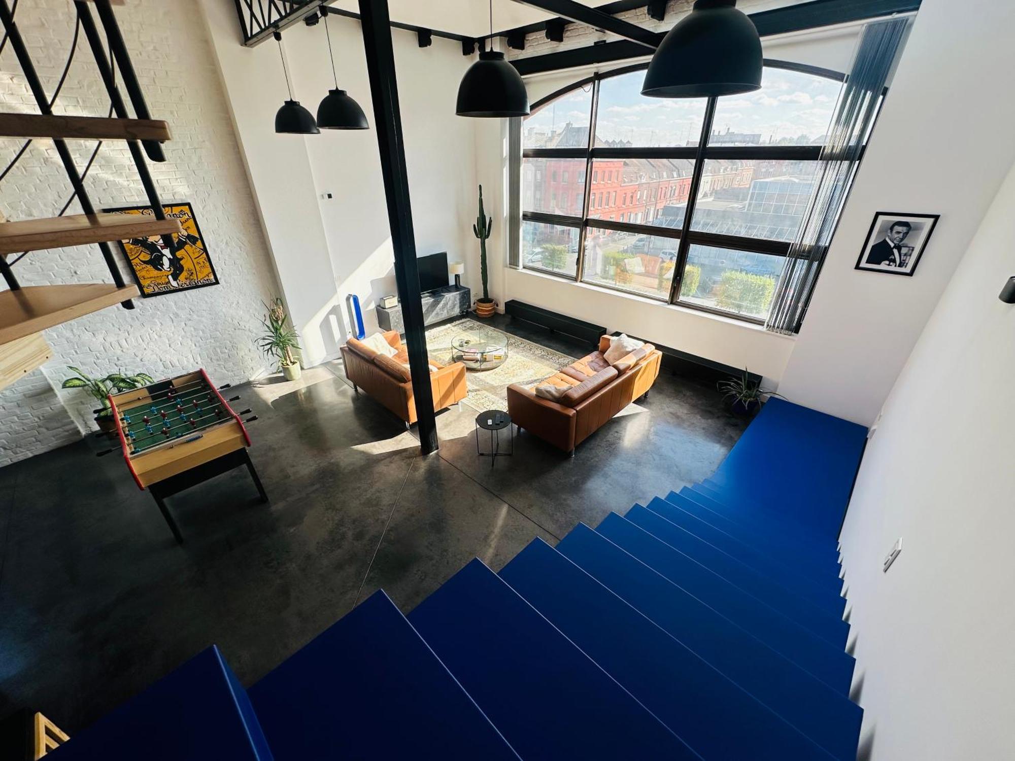 Loft Duplex And Rooftop Roubaix Exteriör bild
